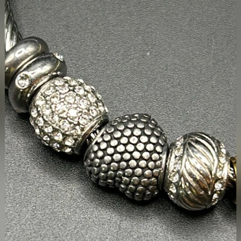 Emma Skye jewelry designs, 6 inch charm stainless steel bracelet! - Picture 3 of 4